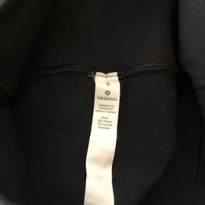 wunder under full length black luon yoga pants